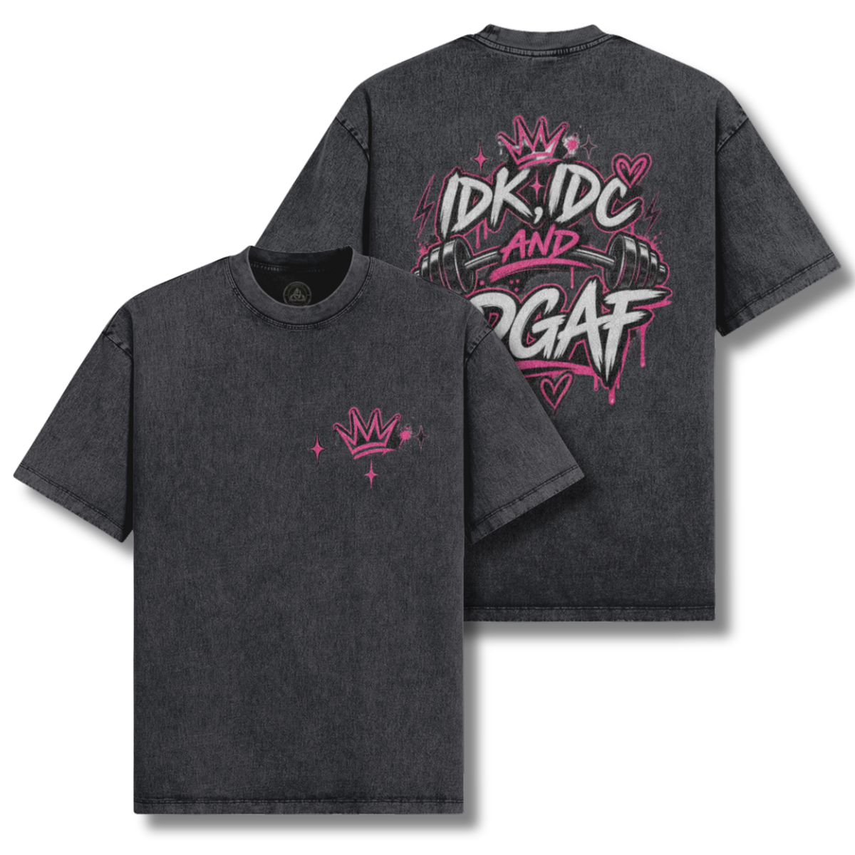 IDK, IDC, IDGAF Pump Cover